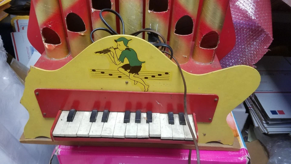 Tubo infantil vintage sin marca órgano flautista no funciona correctamente Foto 2 de 4