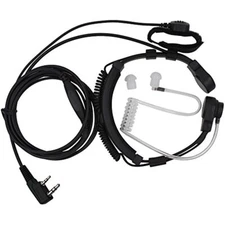 Earpiece Headset PTT for Walkie Talkie Kenwood BAODEENG Linton WOUXUN Radio