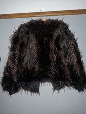 Faux Fur Jacket - Forever Unique, Multicoloured
