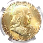1950 Franklin Half Dollar 50C Coin - Certified NGC MS67 FBL - $9,500 NGC Value!