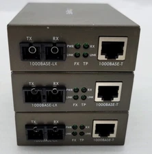 startech Gigabit SM Fiber Ethernet Converter SC15KM MCMGBSC15