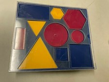 LEARNING RESOURCES PRESCHOOL CLASSROOM QUALITY BIG SORTING SHAPES SET W CASE