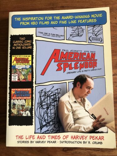 VGC American Splendor Comics 1st Edition Book 2004 Harvey Pekar R.Crumb