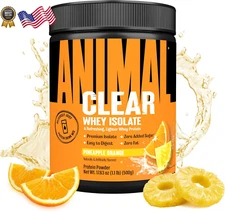 Clear Whey Isolate Protein Powder Easy to Digest & Mix Pineapple Orange 125G USA