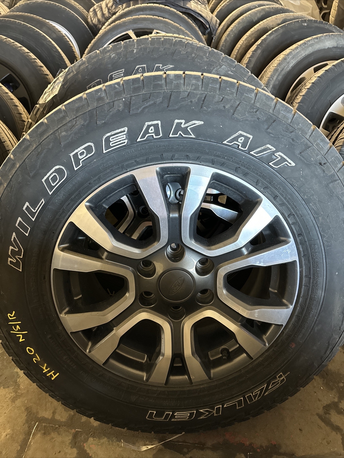 X4 Genuine Ford Ranger Wildtrak Alloy Wheels & Tyres eBay