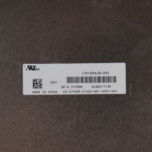 12.5" LCD Screen Touch Digitizer Assembly for Dell E7250 LP125WF1-SPG1 30pin FHD - Afbeelding 2 van 4
