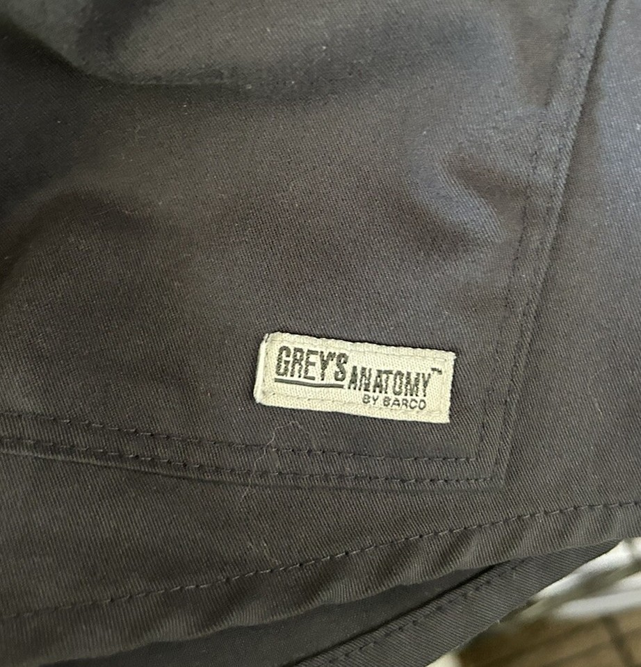 Grey's Anatomy by Barco Vneck Grey Scrub Medical Top Size 3XL eBay