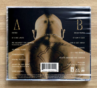 ⭐︎USオリジ美品⭐︎ 2PAC ME AGAINST THE WORLD 1995 2Pac
