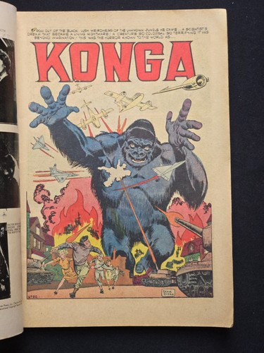 Konga #1 Charlton Press 1960 Nice Copy See Picutres - Picture 3 of 10