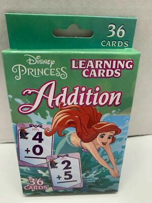 Disney Princess Learning Addition Flash Cards (Designs May Vary) Kids Learn