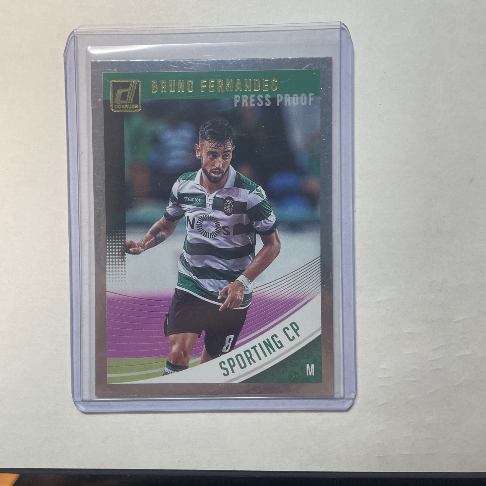 Bruno Fernandes 2018-19 Donruss Soccer Press Proof Silver #59
