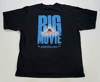 Rare Vintage Small Soliders Big Movie 1997/1998 Film T Shirt 90s Dunst Black XL