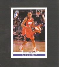 dawn staley,  2005 wnba base card,virginia,,south carolina coach,charlotte sting