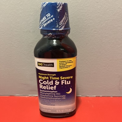 Night Time Severe Cold & Flu Relief Exp:01/2025