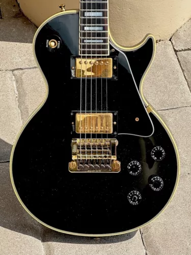 1984 Gibson Les Paul Custom rare "Hair Band" days w/a Kahler 1 of a kind & Minty