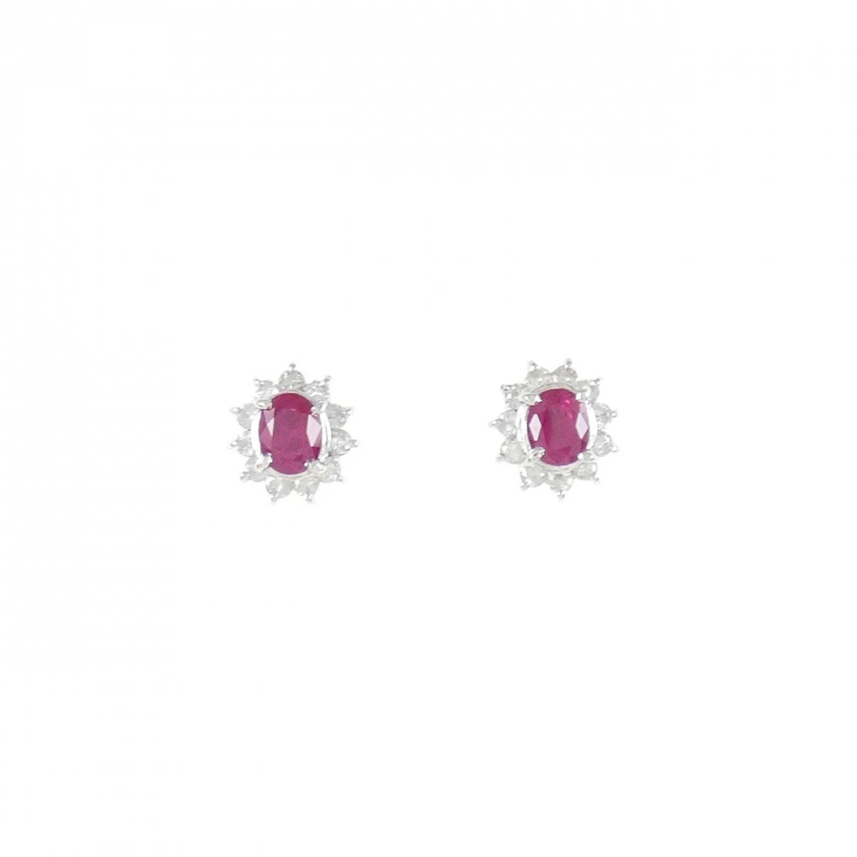 Fake 2024 ruby earrings