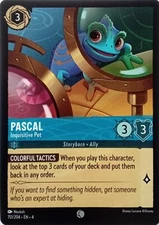151/204 PASCAL INQUISITIVE PET URSULAS RETURN COMMON DISNEY LORCANA CARD