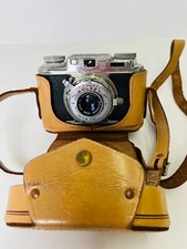 Bolsey Model B2 With Leather Case f/3.2 44MM Camera Untested