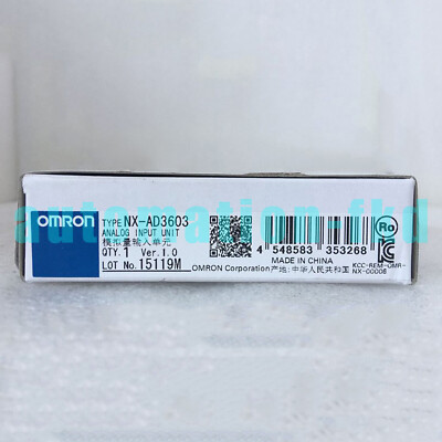 Brand New   NX-AD3603 Analog Input Unit One year warranty  #W3