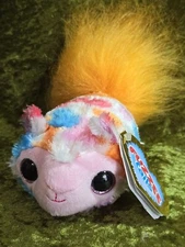 Fuzzee Tails HARRY Born 6/6 Multicolor Llama Plush Stuffed Animal