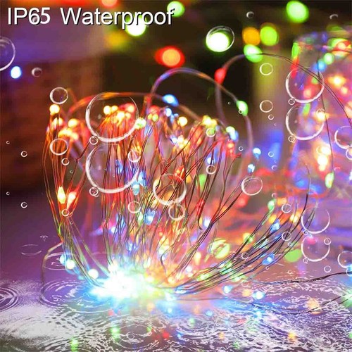 100LED Solar Fairy String Lights Outdoor Waterproof Garden Yard Decor White - Bild 19 von 31