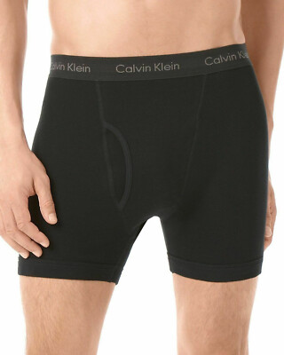 Three Pack Men's Calvin Klein Cotton Boxer Brief Boxers 100% Cotton New in Box