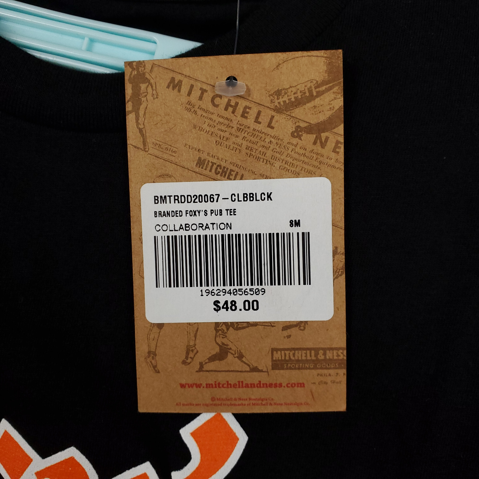 Fred Segal x Mitchell & Ness Small Shirt Foxy's Pub 40's Art Black NWT