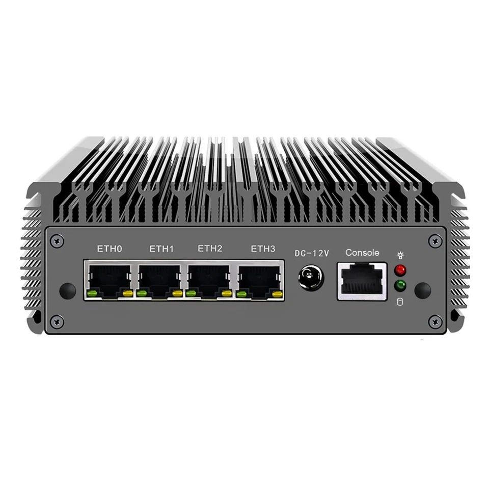 Wholesale Price Router 4 2.5G Network Server Mini PC Industrial Rugged Computer - Image 4 of 4