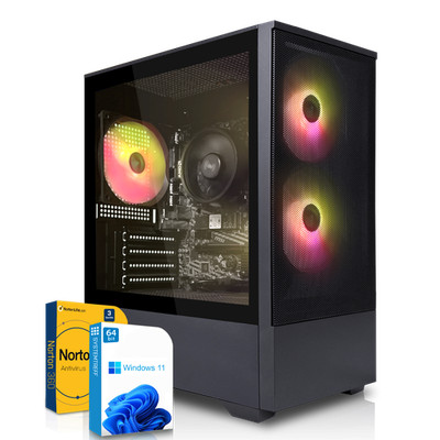 Basic Gamer PC Intel i3-14100 Nvidia 3050 6GB 16GB DDR4 512GB NVMe