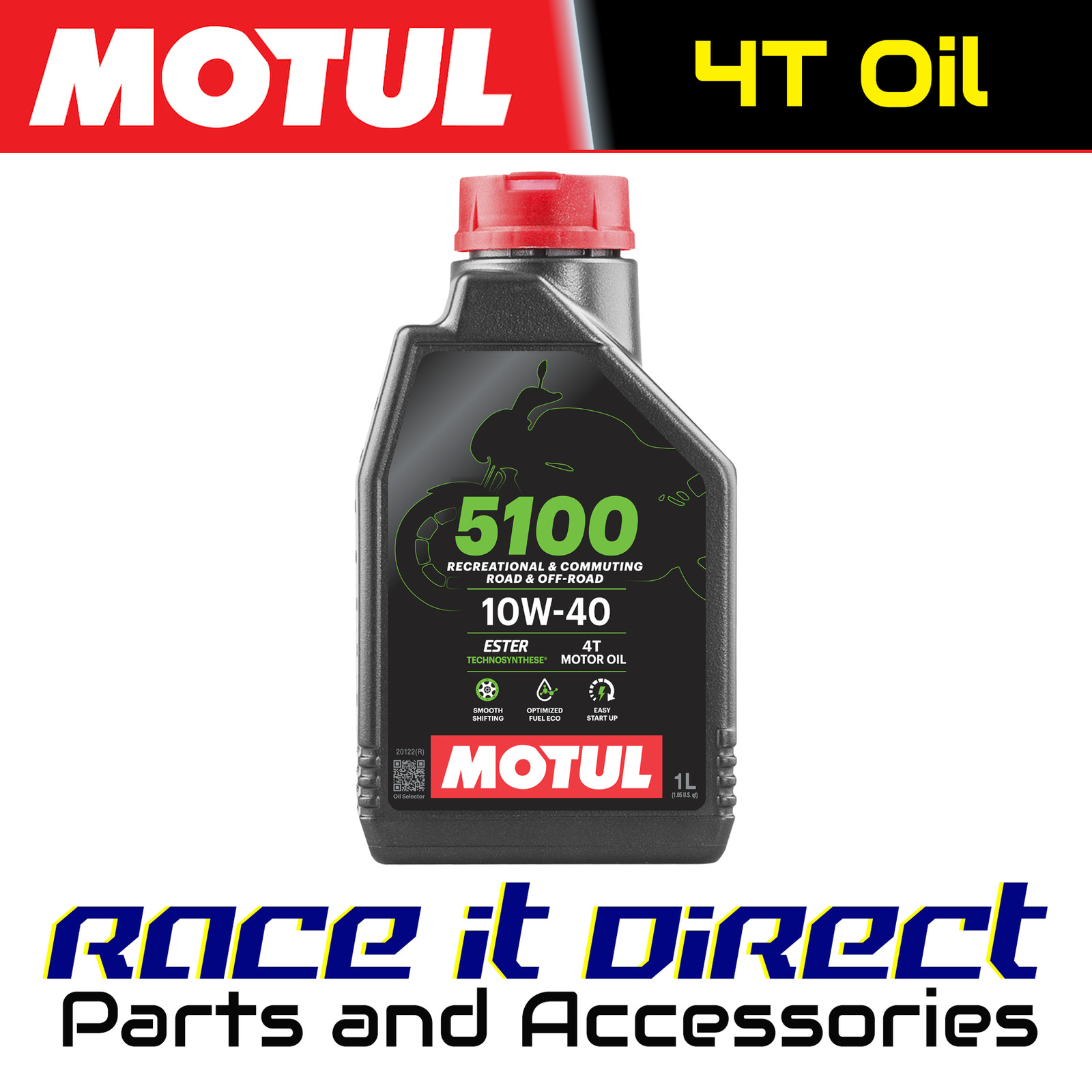MOTUL 5100 10W40 4T 1 Litre
