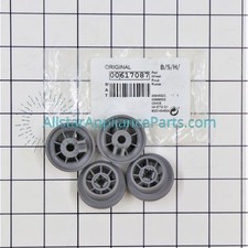 Bosch Dishwasher Dishrack Wheel 00617087 pack of 4