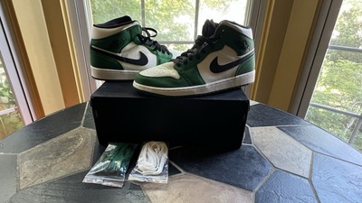 Air Jordan Air Jordan 1 Mid 'Pine Green' 852542-301 Men's Size 13