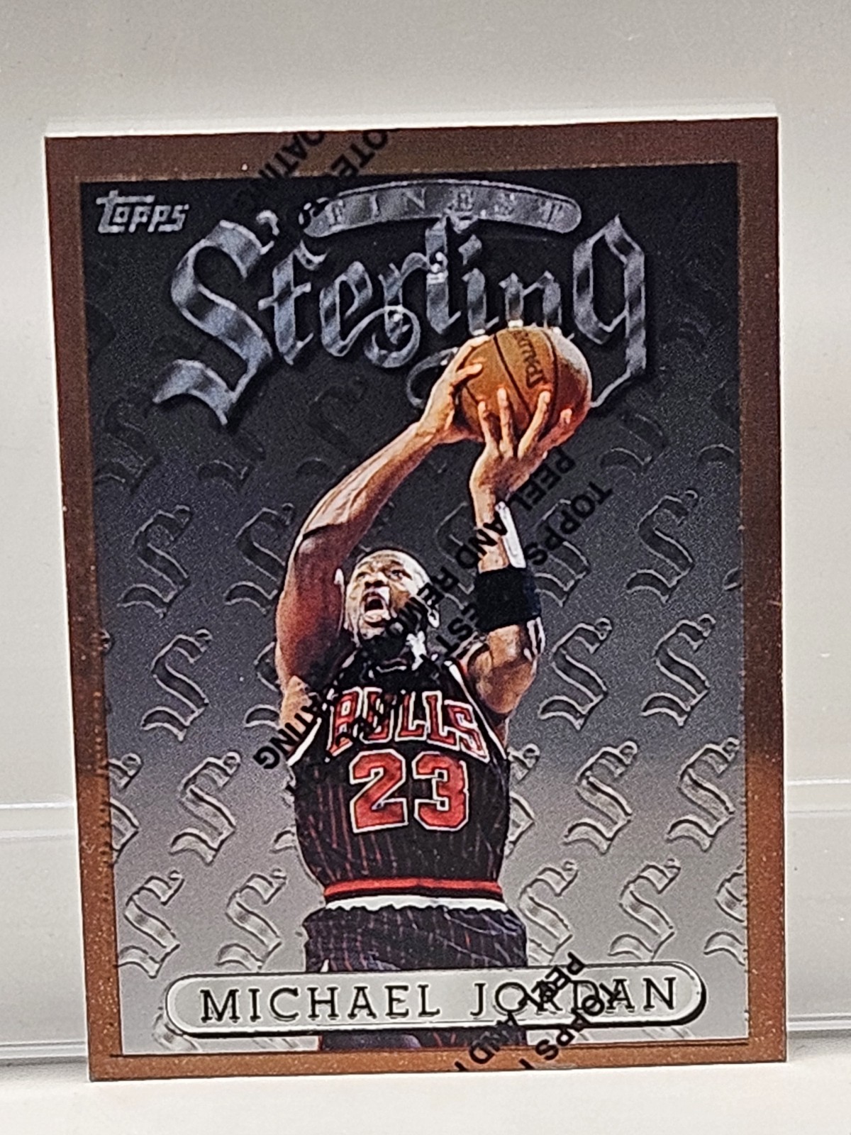 1996-97 Finest Michael Jordan Bronze #50 Bulls with coating