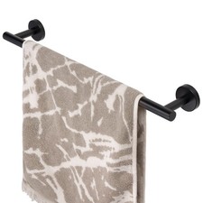 HITSLAM Matte Black 18 Inch Towel Bar 18 Total Length 19.8 Inch ,