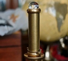 Small brass hand made Teleidoscope (Kaleidoscope) 5cm In Length (Roy Cohen)?