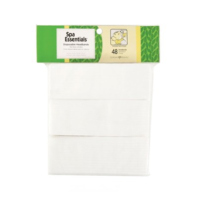 Graham Beauty Spa Essentials  Headbands - Black, 48 ct.