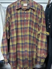 Vintage Thomas Burberry 90  s Y2K Style Big Logo Button Casual Shirt Rare Men XXL