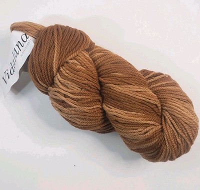 Vidalana Ambient Worsted 100% Peruvian Highland Yarn Wool Color Whiskey 201 Yds 