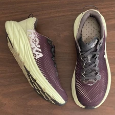 HOKA Rincon 3 Womens Blue Graphite Butterfly Cushion Comfort Road Running Shoes