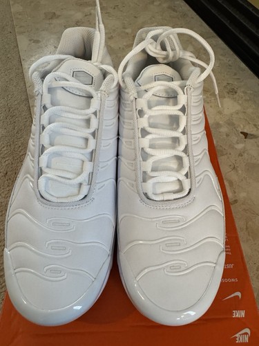 (FZ4150-100) Nike Air Max Plus G White/Pure Platinum-Gold Mens Sz 9 - Picture 5 of 11