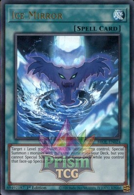 1. Auflage Eisspiegel Ultra Rare BROL-DE024 Yugioh