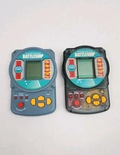 BATTLESHIP Electronic Hand-Held Milton Bradley Classic Board Game 1995 Lot Of 2