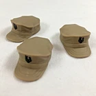 LOT of 3 SGT. SLAUGHTER #173 DESERT CAP/HAT G.I. JOE CLASSIFIED 1:12 PARTS LOT