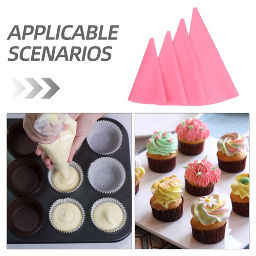 4 Pcs Spritzbeutel-Set Wiederverwendbarer Dekorationszubehör-Kit - Bild 7 von 10