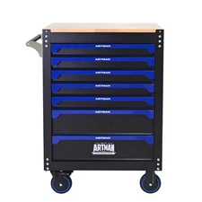 7-Drawer Rolling Steel Tool Cart w/Handle & Wheels Storage Cabinet for Garages