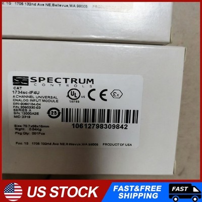 Brand New AB 1734SC-IF4U SER A Spectral Control 4 CH Universal Analysis Input US