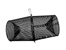 Frabill Torpedo Minnow Trap, Mesh, Black