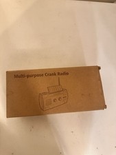 Emergency Weather Solar Crank AM/FM NOAA Radio with Portable 2000mAh Power...NEW