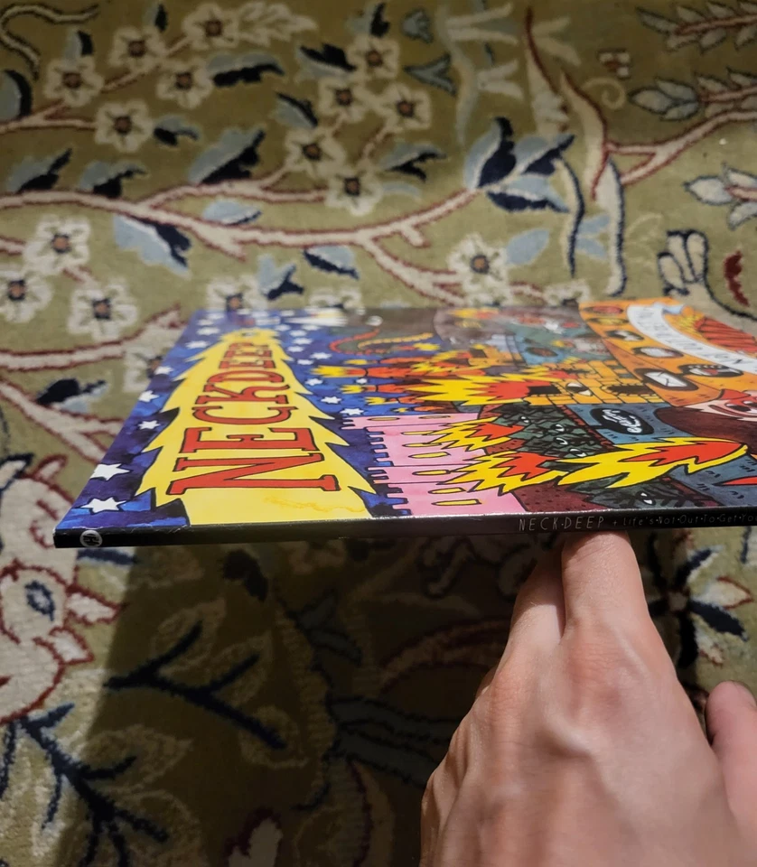 Neck Deep - Life's Not Out to Get You Vinyl - Transparent Blue - 2015 HR 2156 NM - Image 3 of 4