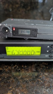 Sennheiser Wireless Diversity Receiver / Body Pack Transmitter EW100 EM100 SK100